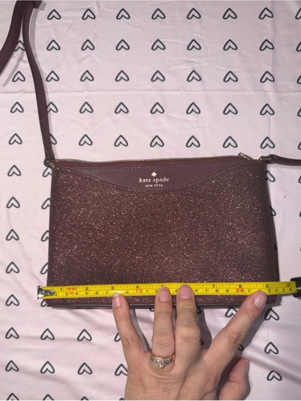 Kate Spade Burgundy crossbody bag